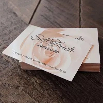 Soft Touch Name Card