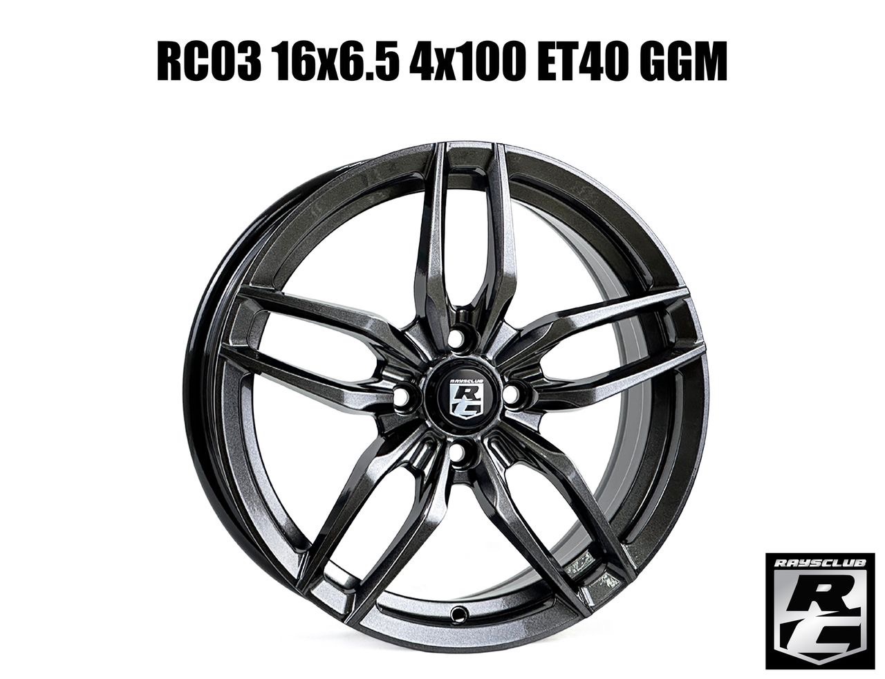 RCO3 16X6.5 4x100 ET40 GGM
