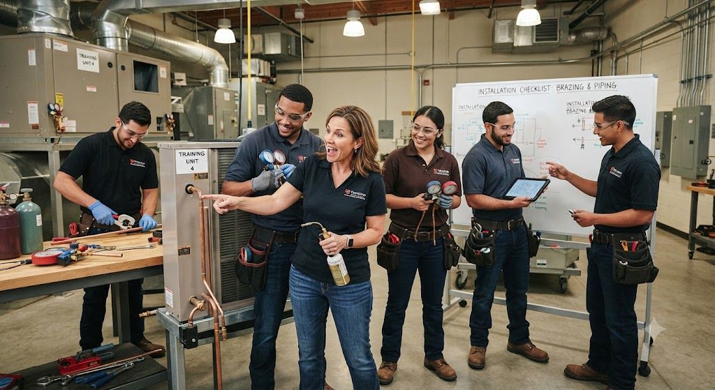 HVAC installation practical training course