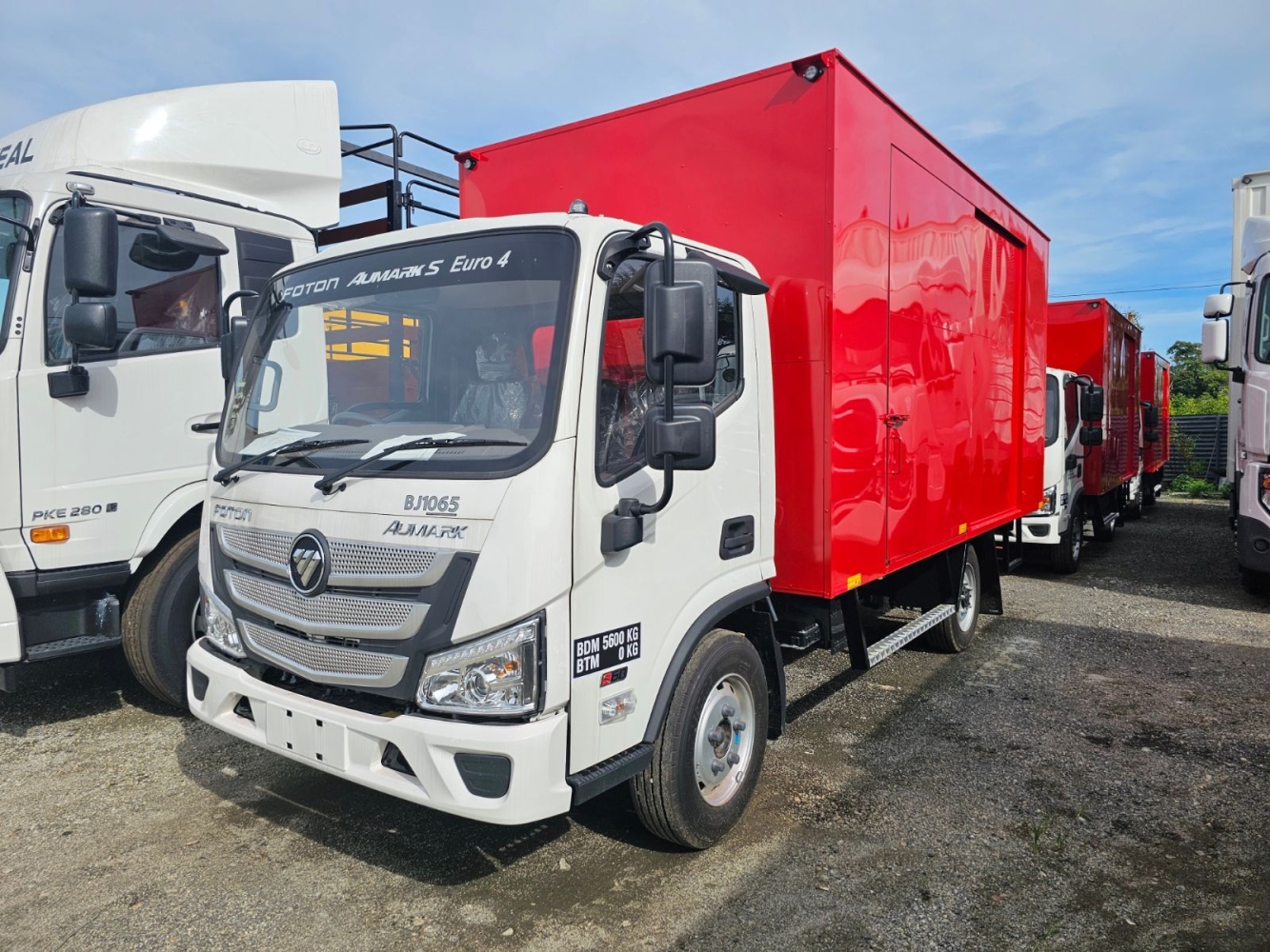 NEW FOTON AUMARK BJ1065 14FEET ALUMINIUM BOX WITH SLIDING DOOR 1TON LORRY WITH HEAVY DUTY CHASSIS FOR SALE