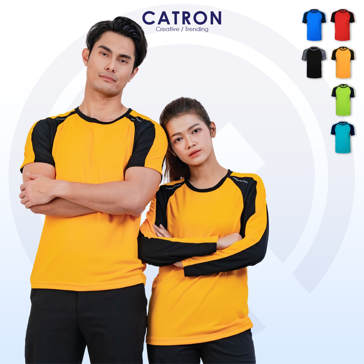 EM 1806 Sporty Short Sleeve Round Neck T-shirt With Reflector (160gsm)