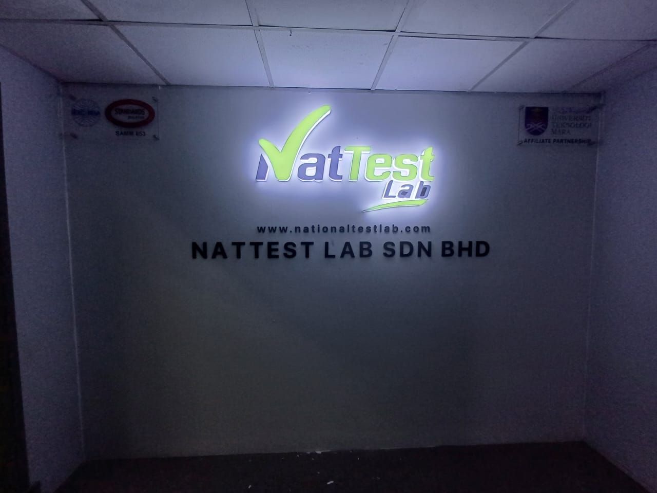 Indoor Office 3D Box Up Frontlit Lettering Signboard Maker at KAJANG | KOTA KEMUNING | BUKIT KEMUNING | KAMPUNG JAWA | PANDAN INDAH | SHAMELIN