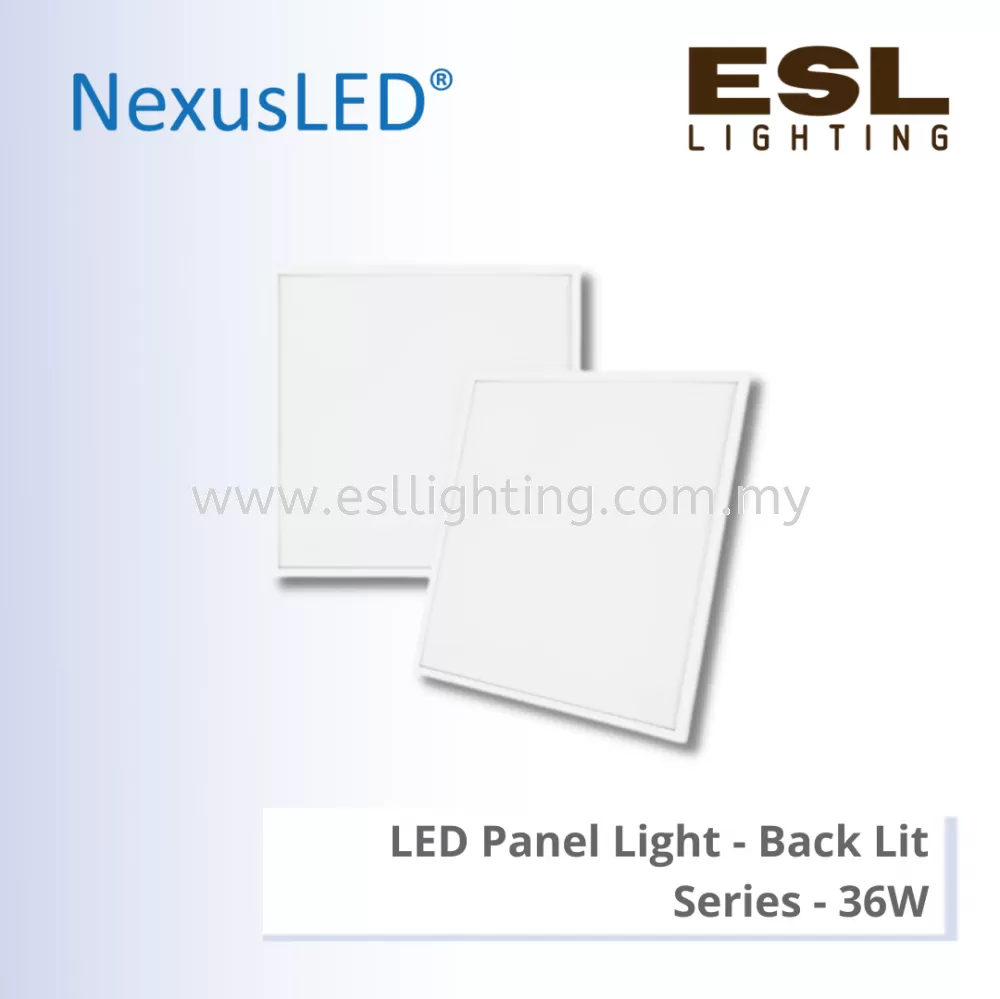 NEXUSLED LED PANEL LIGHT - BACK LIT SERIES - 36W PL6060-36W-C60-120
