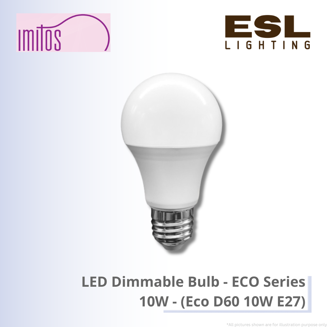 IMITOS LED Dimmable Bulb (ECO Series) 10W - Eco D60 10W E27