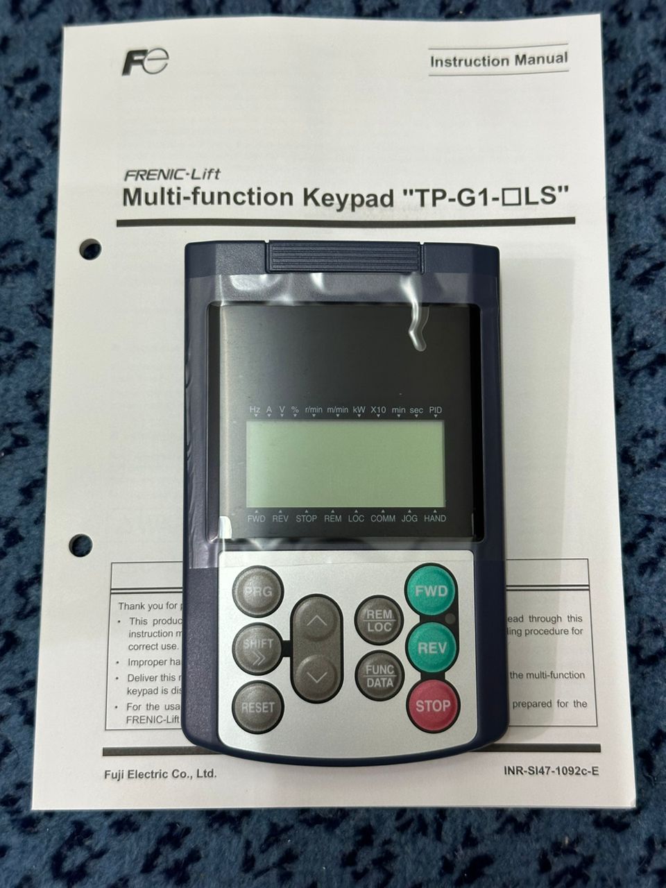 FUJI INVERTER KEYPAD TP-G1-CLS