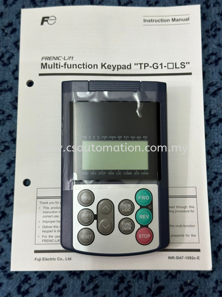 FUJI INVERTER KEYPAD TP-G1-CLS Selangor, Malaysia, Kuala Lumpur (KL ...