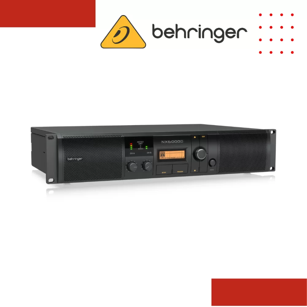 Behringer NX-6000D Power Amplifier with DSP