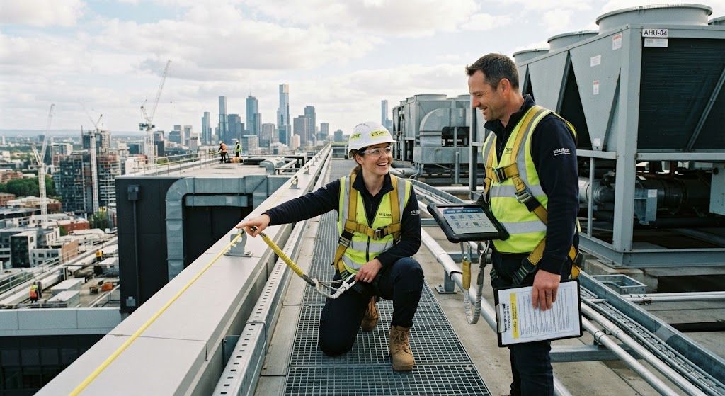 aircon installer height safety procedures