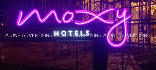 moxy hotel 3D LED Frontlit Signage