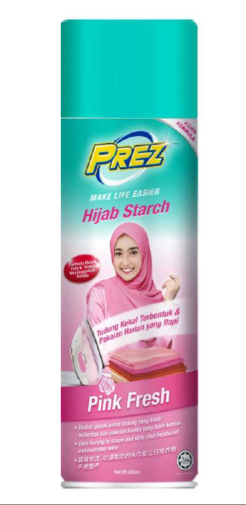 Prez Fabric Starch Pink Fresh 500ml