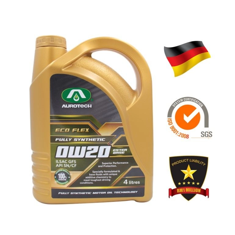 Aurotech Engine Oil 0W-20 Fully Synthetic (4L)