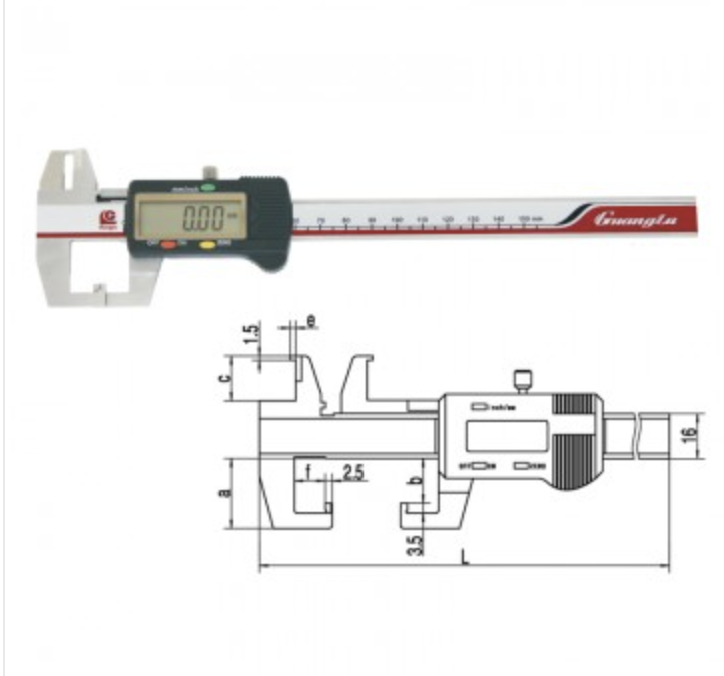 GUANGLU Digital universal joint caliper