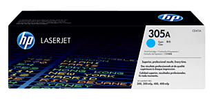 HP 305A Cyan Original LaserJet Toner Cartridge CE411A