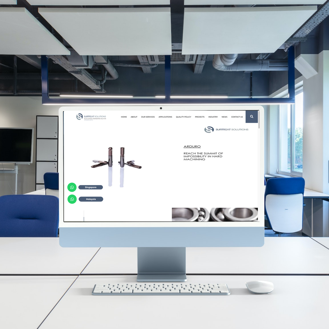 Kedudukan Web PVD Coating untuk Pembeli Industri Johor