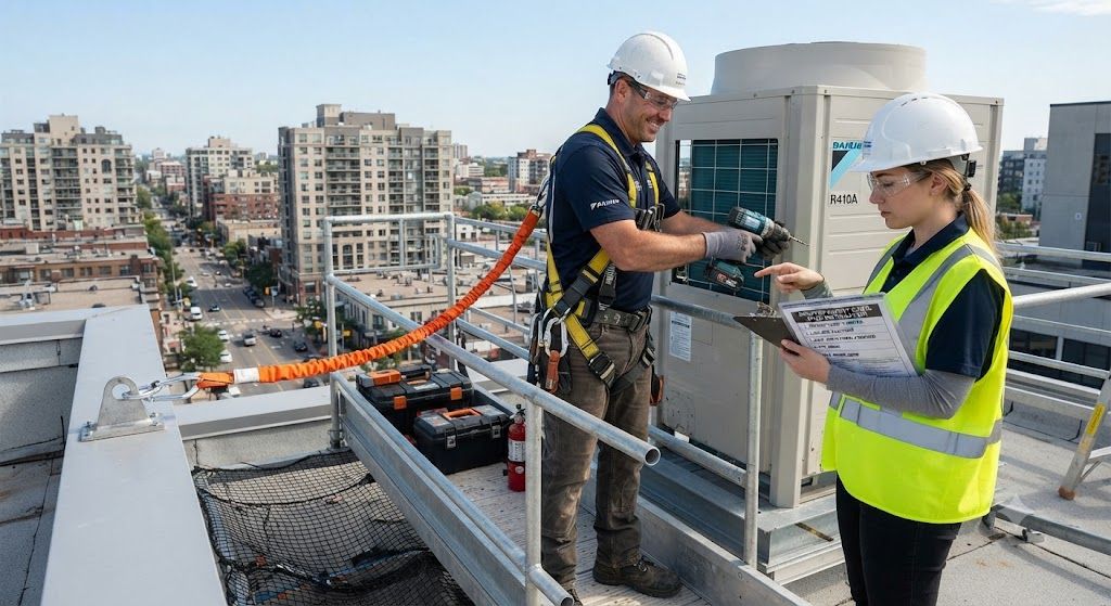HVAC rooftop industrial safety procedures guide