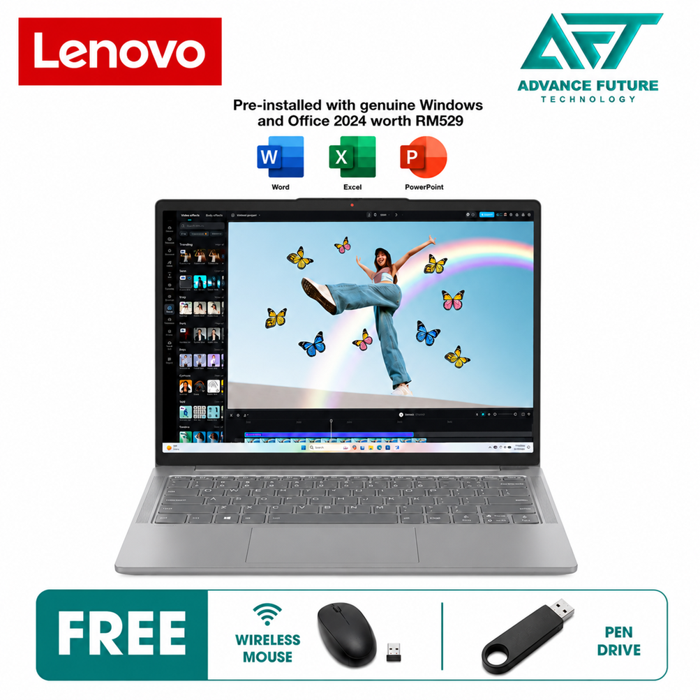 Lenovo IdeaPad Slim 5 14AKP10 83HX0095MJ 14" WUXGA Laptop Luna Grey ( AMD Ryzen AI 5 330, 16GB, 512GB SSD, ATI, W11, H&S 2024&M365 )