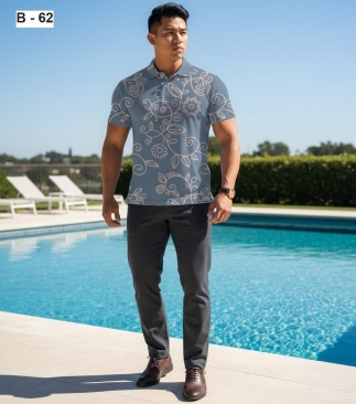 Custom Batik Sublimation T-Shirt