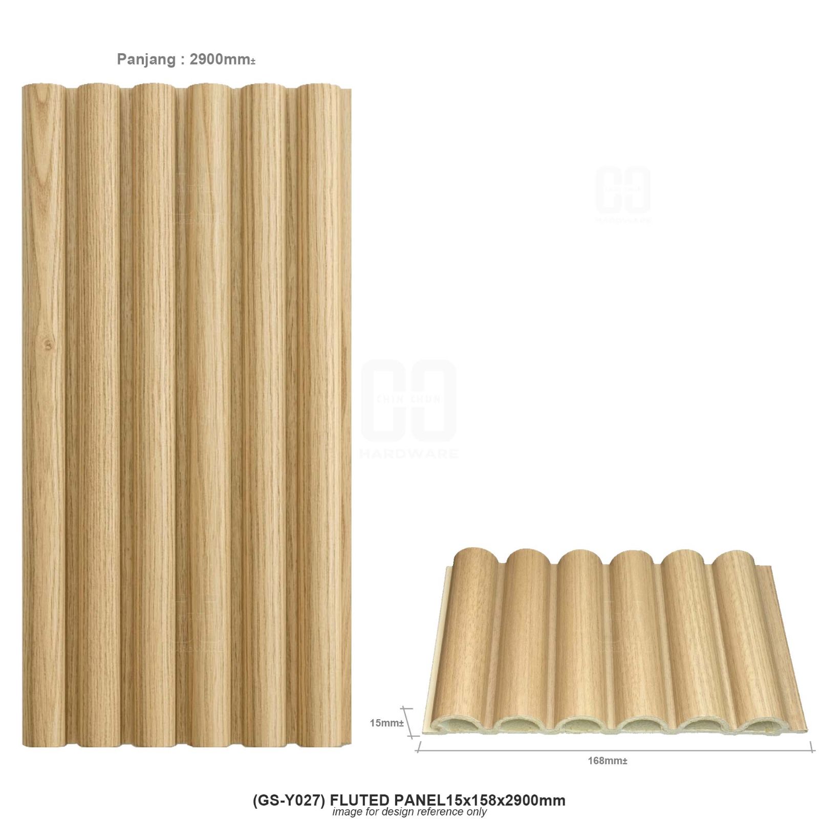 (GS-Y027) FLUTED PANEL15x158x2900mm