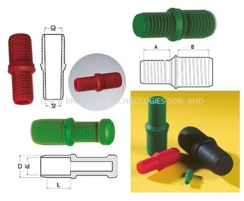 High Temp Silicone Masking Plug/Cap for Powder Coating, Painting, Anodizing, Plating Blasting 