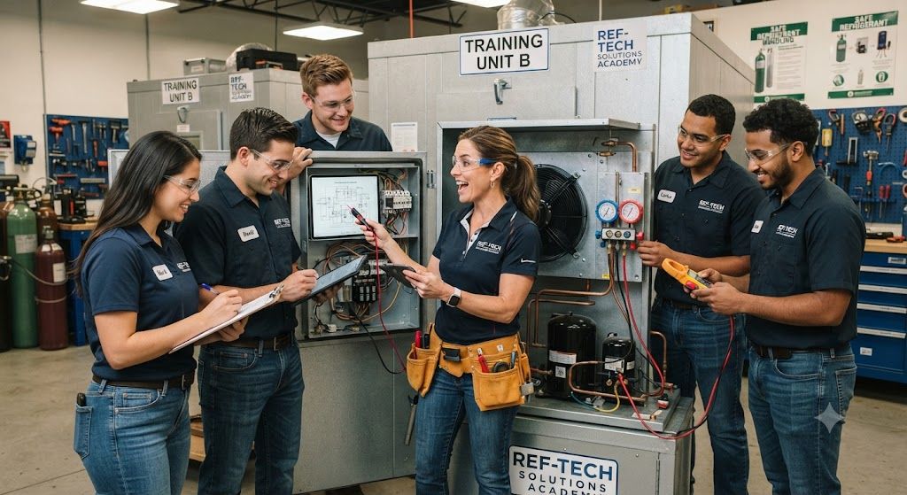 Refrigeration equipment maintenance training