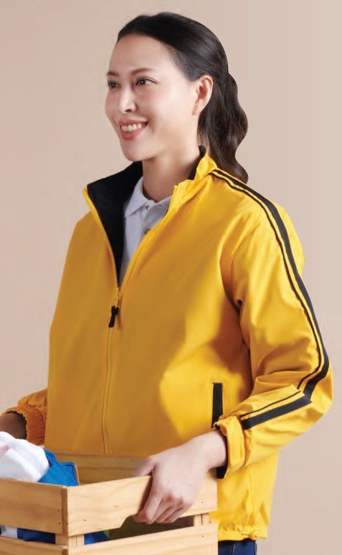 WR04 — REVERSIBLE WINDBREAKER UNISEX FULL-ZIP Reversible Windbreaker Jacket 125gsm