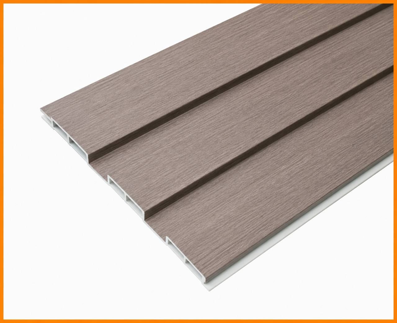 Queensfloor Dinding Fluted Panel Low Square QFPLSW25-07 CASHMERE OAK