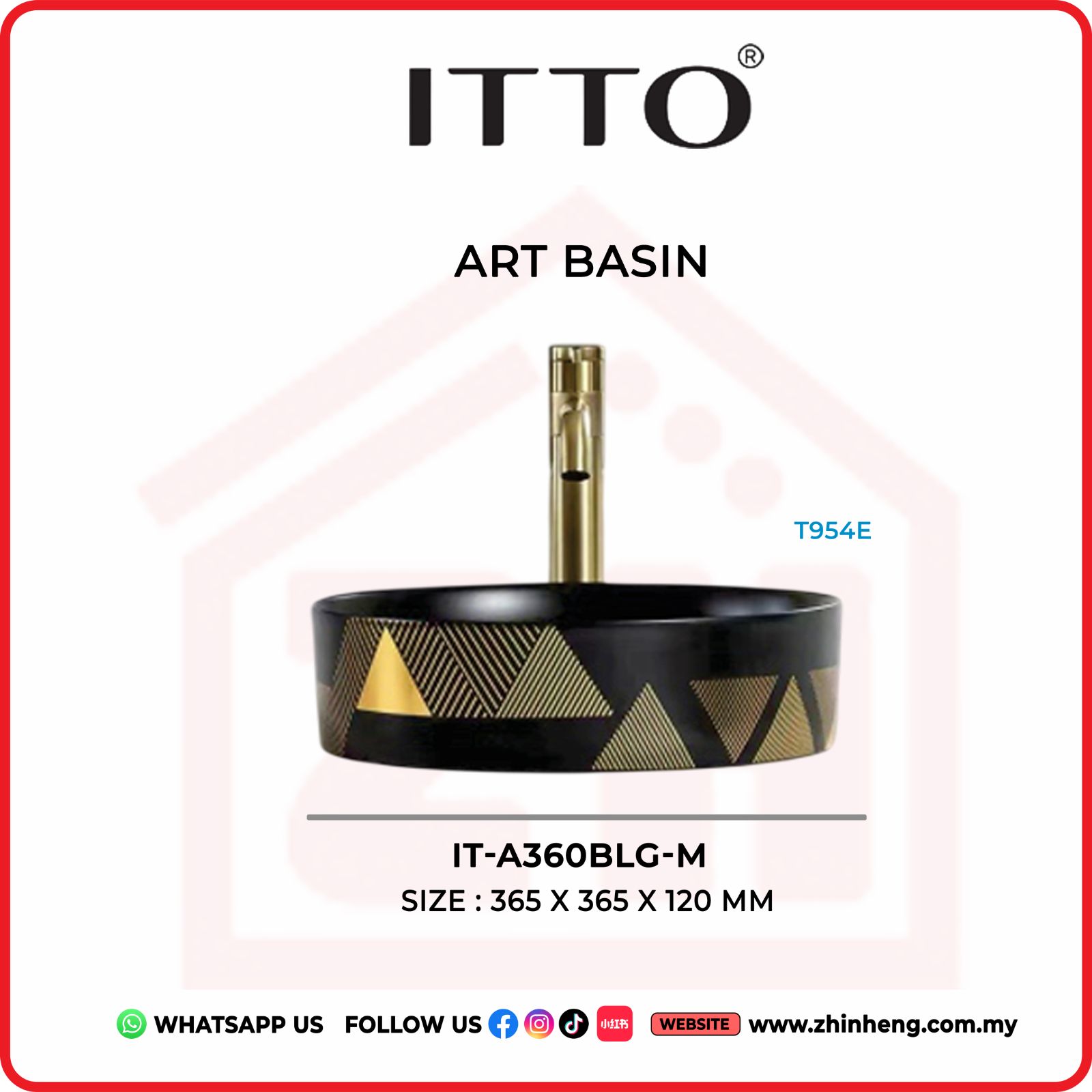ITTO ART BASIN IT-A360BLG-M