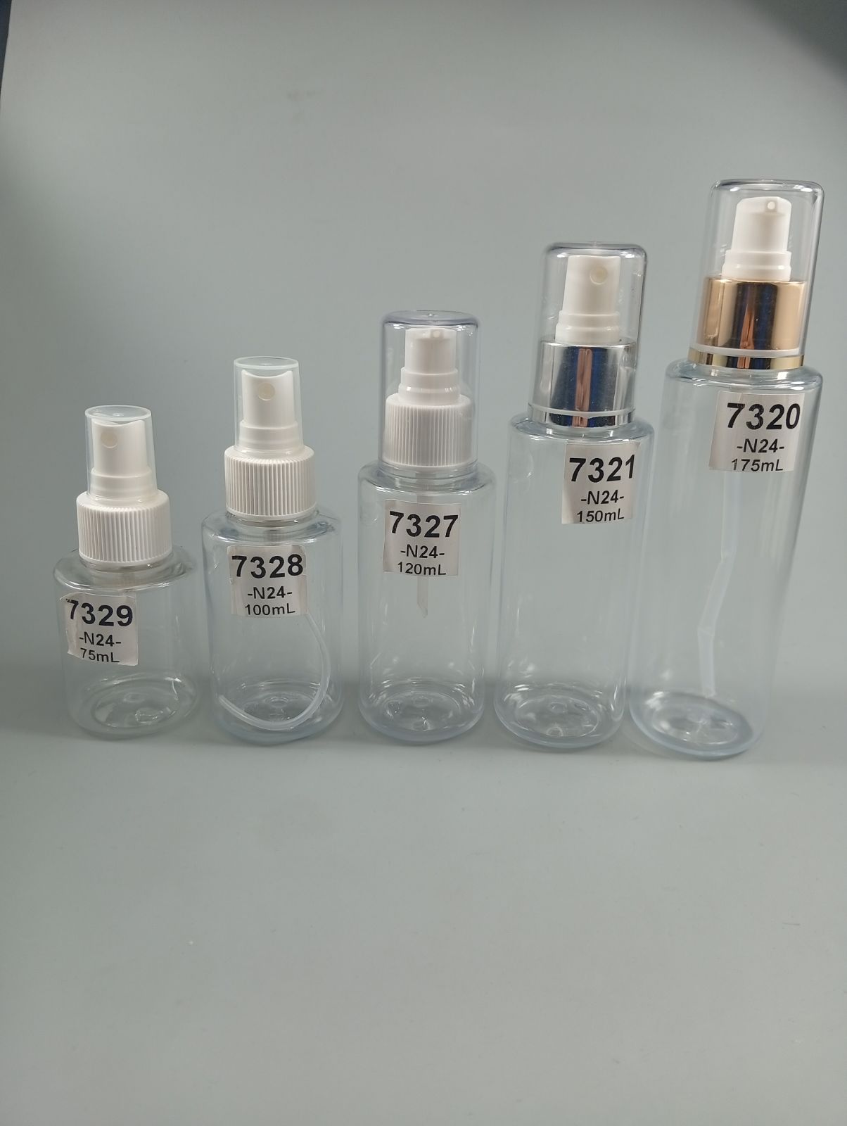 Spray  & Pump Bottle  Set : 7329 & 7328 & 7327 & 7321 & 7320