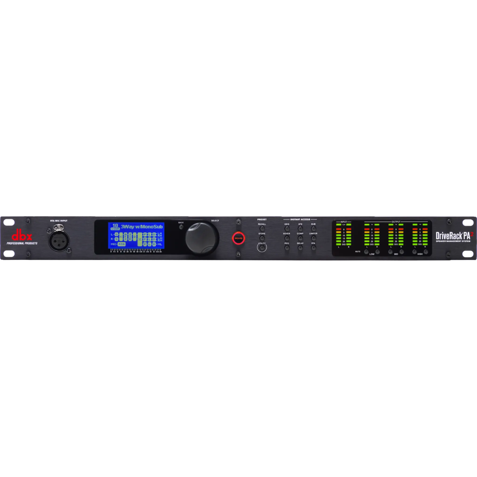 DBX PA2 2 In 6 Out Complete Loudspeaker Management System