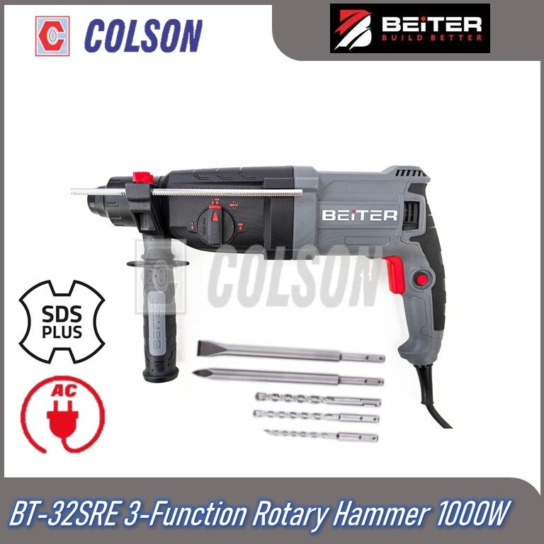 BEITER BT-32SRE 3-Function Rotary Hammer 1000W