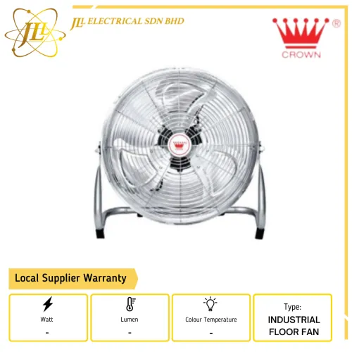 CROWN FE40/FE45 240V 3 BLADE INDUSTRIAL FLOOR FAN [16''/18'']