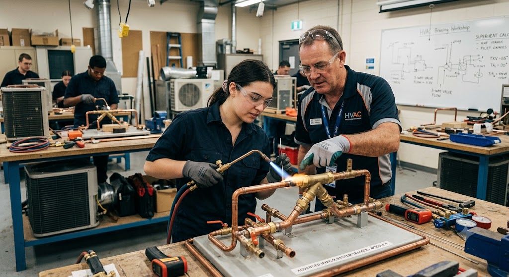 advanced HVAC brazing training program