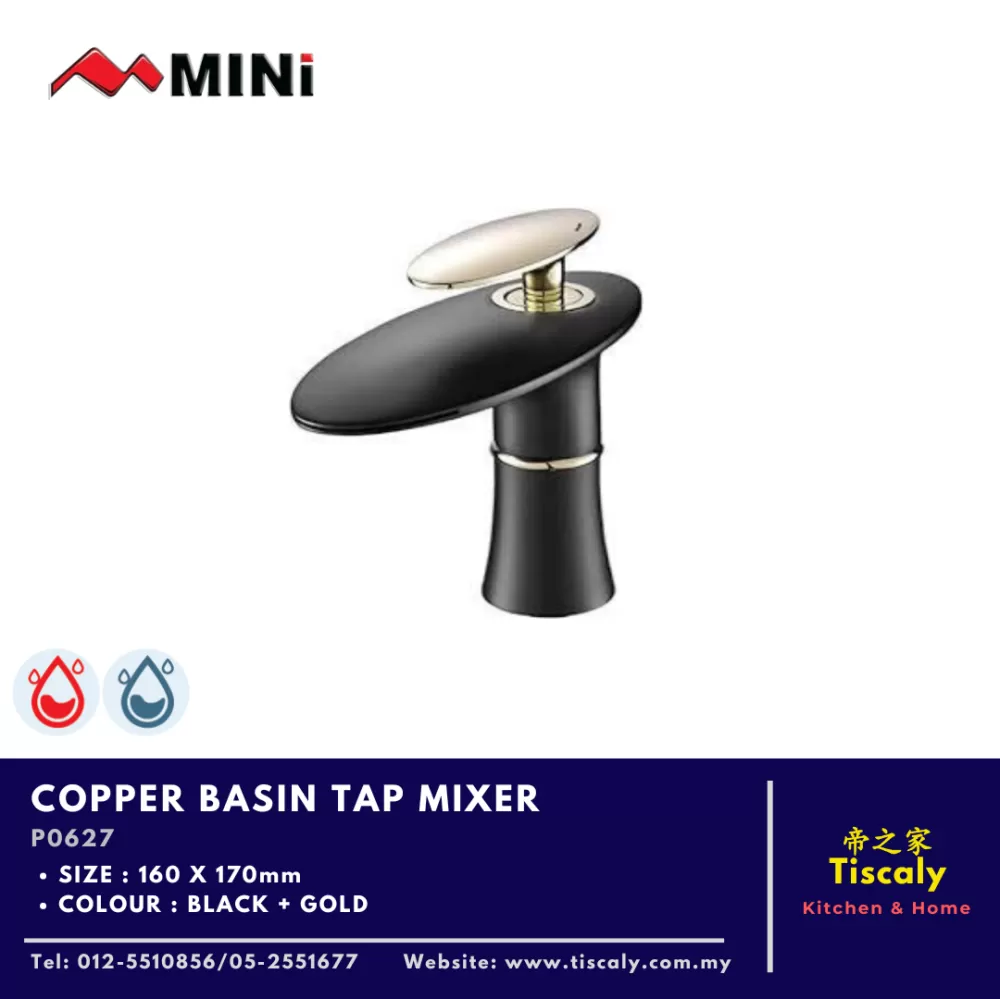 MINI COPPER BASIN TAP MIXER P0627