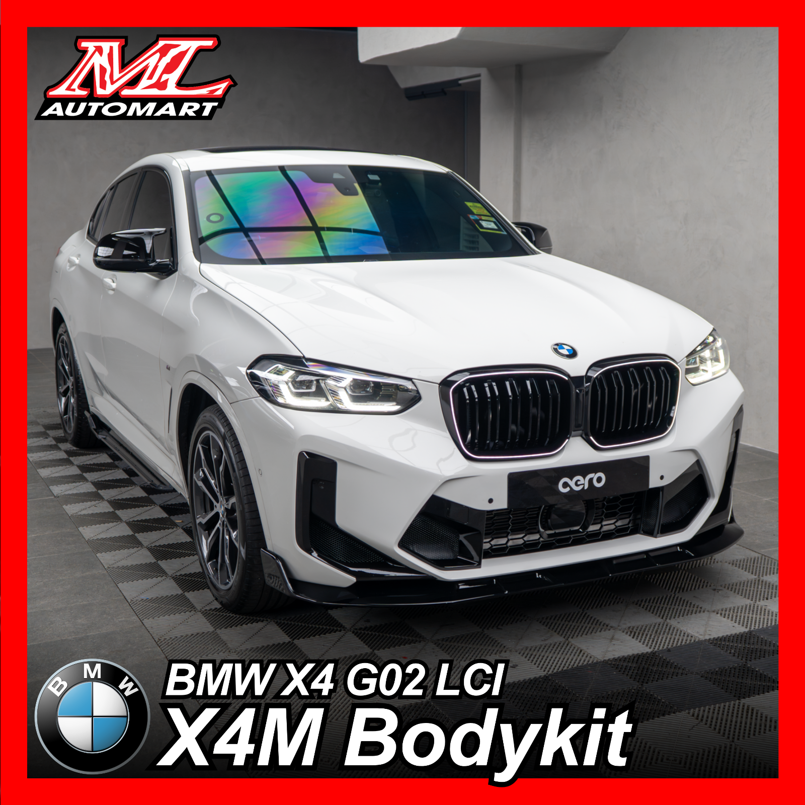 BMW X4 G02 LCI to X4M F98 Bodykit Conversion