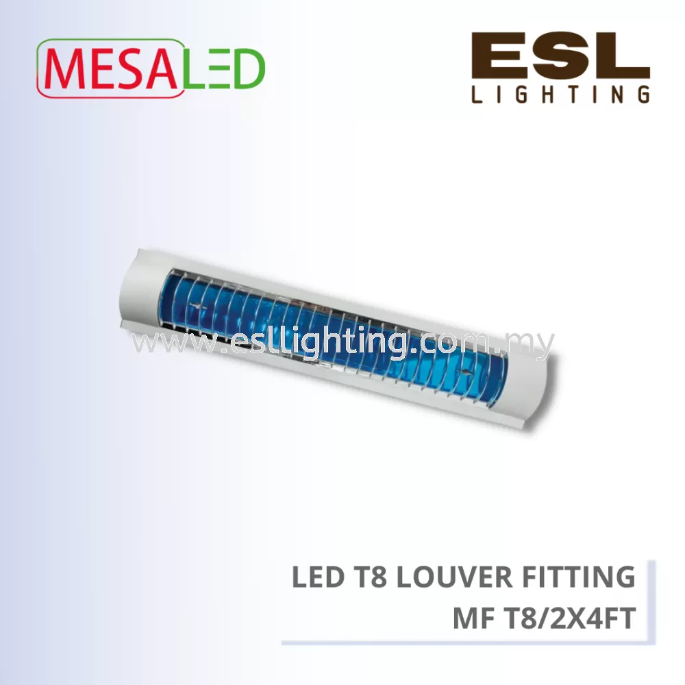 MESALED LED T8 LOUVER FITTING - MF T8/2X4FT