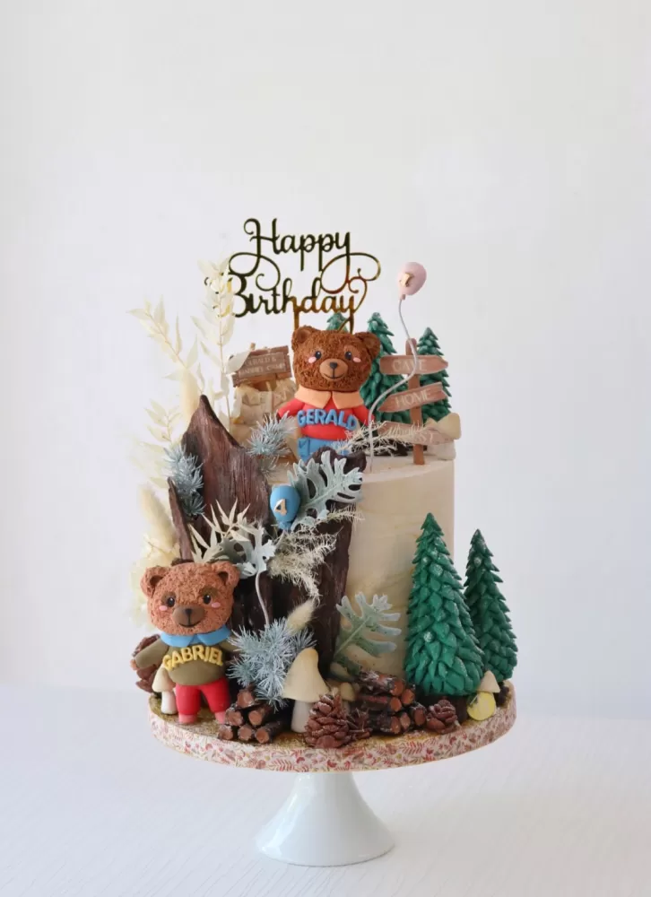 Bear Woodland Cake