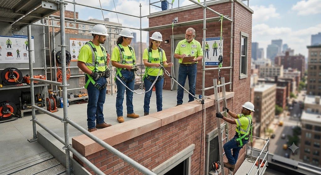 aircond technician safety harness training