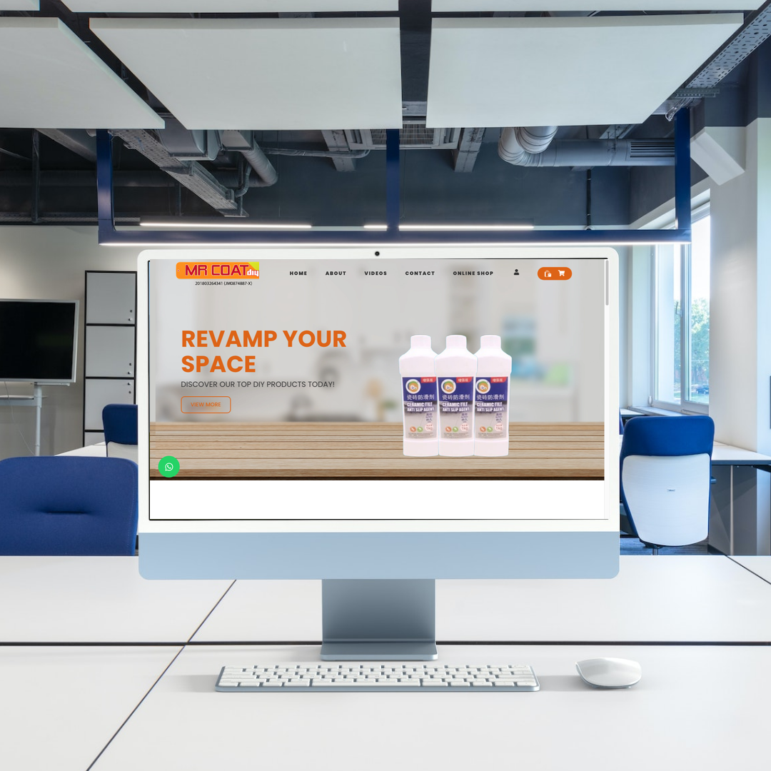 MR COAT DIY TRADING Website Design & SEO Case Study | Epoxy Coating Kits Supplier in Johor