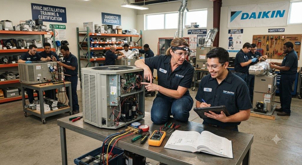 HVAC installation training and certification