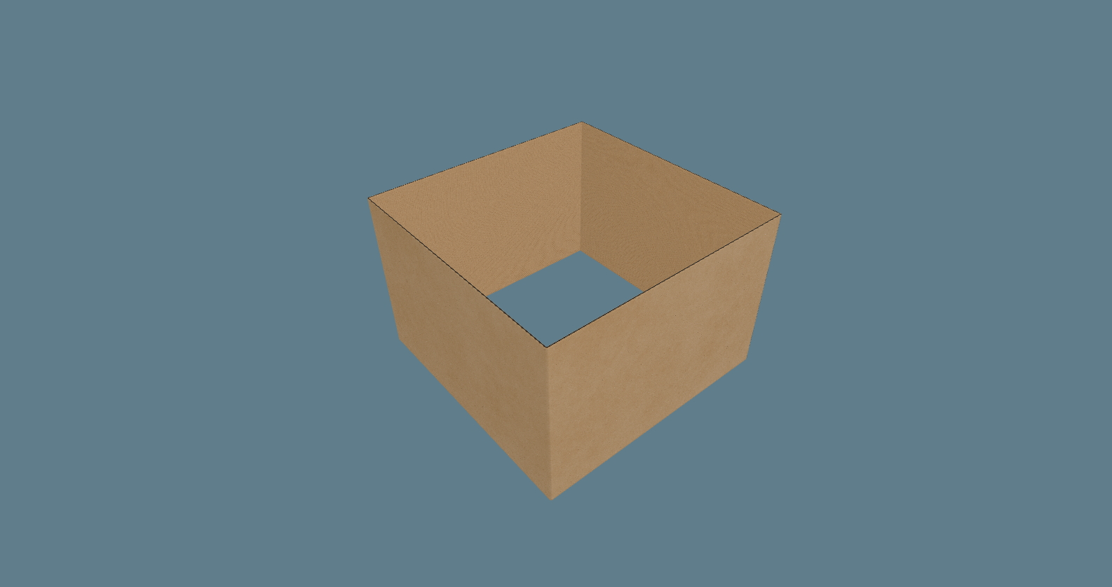 Open-Top Bin / Storage Carton