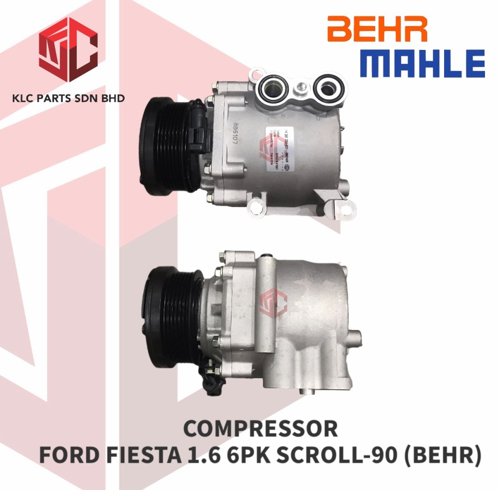 COMPRESSOR FORD FIESTA 1.6 6PK SCROLL -90 (BEHR) COMPRESSOR Malaysia ...