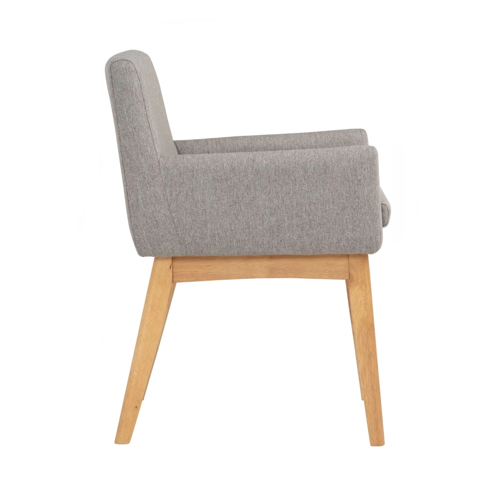 Chanel Arm Chair (Natural, Grey)
