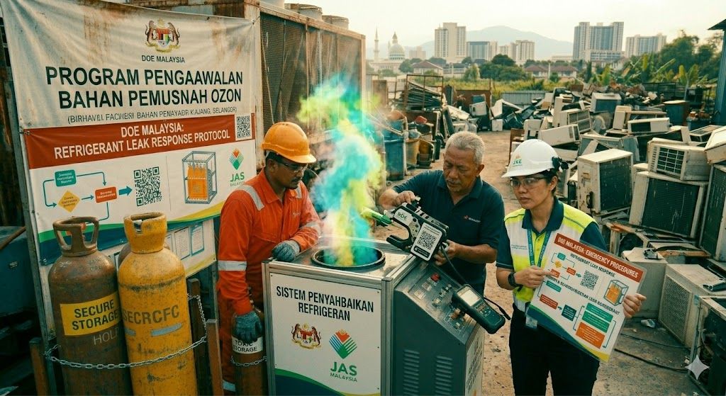 refrigerant emergency hazardous procedures Malaysia