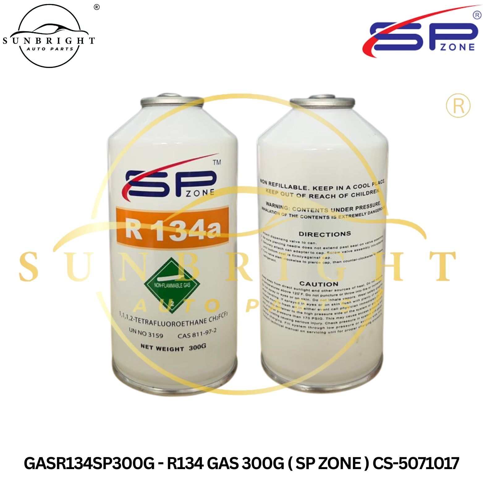 GASR134SP300G - R134 GAS 300G ( SP ZONE ) CS-5071017