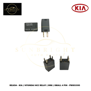 RELKS4 - KIA / HYUNDAI HCC RELAY ( ORG ) SMALL 4 PIN - PW853595