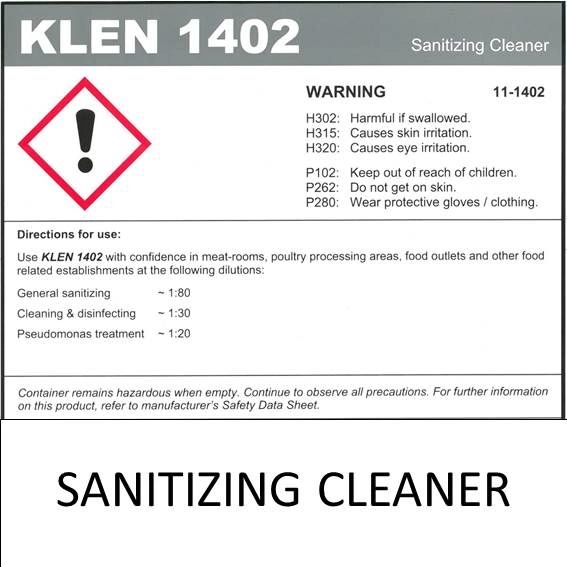 KLEN1402 FOODGRADE SANITIZER