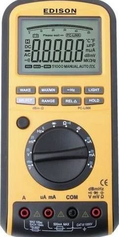 EDISON larger image AUTO RANGE HI-ACCURACY MULTIMETER-USB INTERFACE EDI5163420K