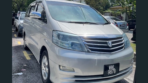 Alphard 2008 for Rent with 8 Seaters