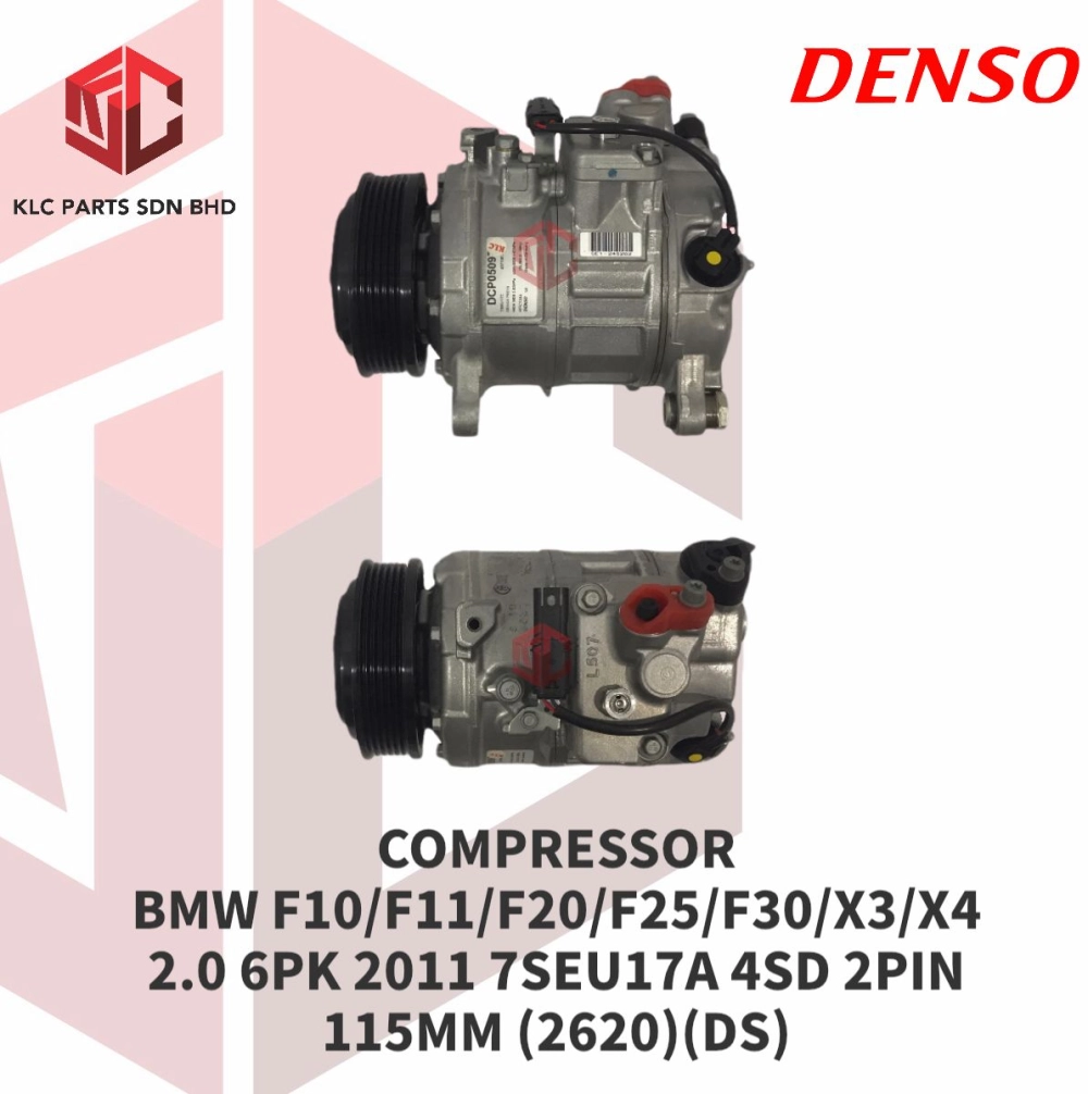 COMPRESSOR BMW F10/F11/F20/F25/F30/X3/X4 2.0 6PK 2011 7SEU17A 4SD (2620)(DS)