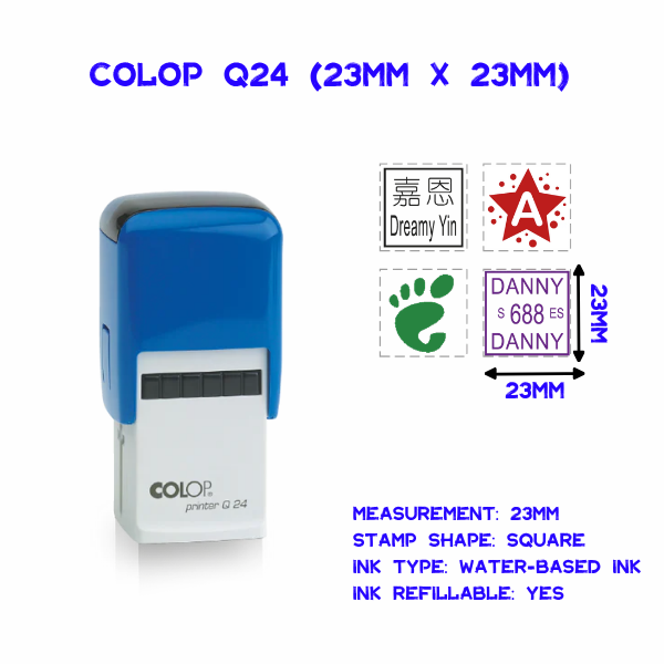 Colop Q24 (23mm x 23mm)